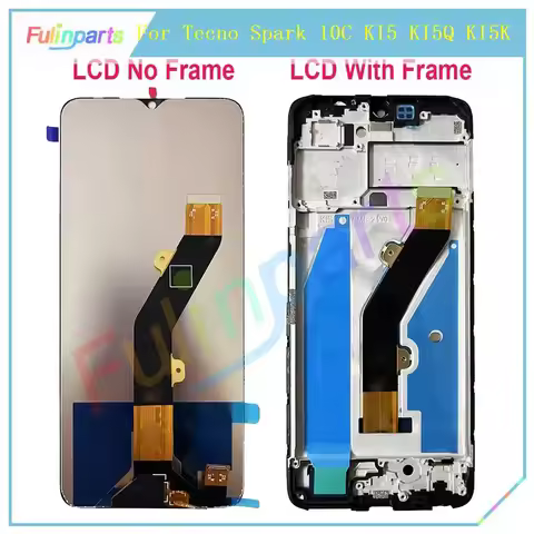6.6'' For Tecno Spark 10C LCD Spark10C KI5 KI5k KI5Q KI5m Display Touch Screen Replacement Digitizer