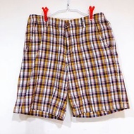 Wally warp 格子 格紋 短褲 休閒短褲 五分褲 男 Uniqlo GU 無印良品