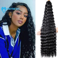 Ocean Wave Braiding Wig Hair Extensions Crochet Braids Deep Curly Twist Wig Wig Synthetic Wave C0q2