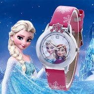 ✨ perfect ❀Children's Watch Boys Girls Waterproof Quartz  Ice Princess Watch