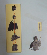 LEGO DC Super Heroes 76118 76119 76120 76122 sh589 Batman 淨人仔1隻 Minifig only (全新 連飛鏢)