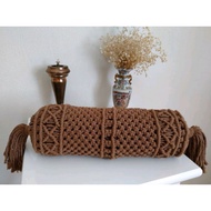 Macrame bolster cover | Sofa bolster cover 001 - 50x17cm