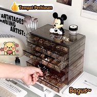 Inaso Kotak Laci Rak Kosmetik  3 susun /3 Laci Rak Tempat kosmetik Serbaguna HSB719