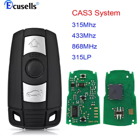Car Remote Smart Key 315Mhz /433/ 868MHz/315LP for BMW 1/3/5/7 Series CAS3 X5 X6 Z4 Car Key Control 