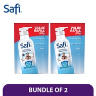 SAFI Anti-Bacterial Shower Cream Cool Protect Refill Pack 850g x2 [Halal Beauty] [Body Wash]