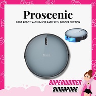 Proscenic 830T Robot Vacuum Cleaner with 2000Pa Suction | ✦SG LOCAL STOCK✦