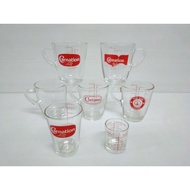 Carnation Glass Size 8 Ounces Or 250 Ml. Standard Scale