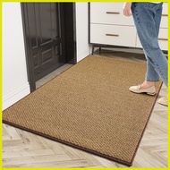▧ ♆ ✸ Modern big Buri mat carpet Anti-Slip Floor Mat abaca rug Welcome door Mat Anti-Slip Rubber