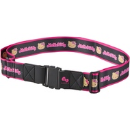 Siffler × Hello Kitty Suitcase Belt – Sun-Tanned Kitty Design, Pink Logo, One-Touch Adjustable Strap