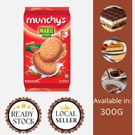 Munchys Marie Biscuits 300g | Munchy's Biskut Marie Original Classic Snack Baking Base Cake