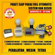 Paket Lengkap Rak Geser Mesin Tetas Telur Full Otomatis Penetas Telur Otomatis Untuk Kapasitas 25 -