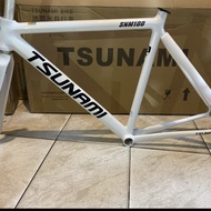 Frame sepeda fixie tsunami snm 100 putih size S M L