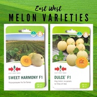 East West EASTWEST MELON Pouch Seeds (Sweet Harmony and Dulce)
