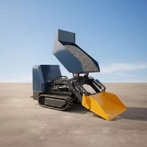 Mini Crawler Dumper OEM Small Tracked Dumper with Different Load Options