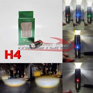 H4 Motorcycle Electric LED Headlight Bulbs Hight Low beam Motorbike 3000K 6000K Scooter