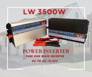 LW อินเวอร์เตอร์/3500W 12V/3500W/24Vอินเวอร์เตอร์เพียวซายเวฟ Inverter pure sine wave พร้อมส่งจากไทย