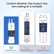 GLACIER FRESH EDR1RXD1 Refrigerator Water Filter Compatible with W10295370A, EDR1RXD1, WHR1RXD1, KAD