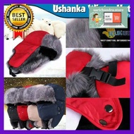 8ht6f4- Imported Ushanka Russian Hat + Mask / Winter Hat / Russian Bomber Hat 4Rygg8-