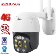 4G 5MP Wireless WIFI Security IP Camera 1080P HD 5X Optical Zoom PTZ CCTV Outdoor Surveillance Cam Night Vision With SIM Card