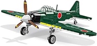 COBI Historical Collection WII Mitsubishi A6M2 Zero Japanese Fighter Plane 170 Pieces 8+ Unisex Buil