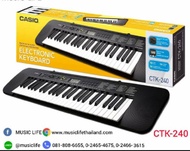 CASIO คีย์บอร์ด รุ่น CTK-240 สีดำ One