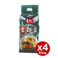 壽桃牌 - 壽桃生麵皇粗麵6個裝 x 4