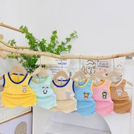 Combo of 5 sets of T2T tank tops made of cold cotton for boys and girls 4-16kg, BLT-09