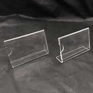 Acrylic Acrylic L price TAG/ name label tent card A8/L business card 6x9 cm