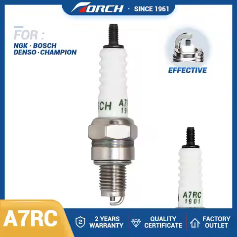 1pcs New China Original Candles TORCH A7RC for CR7HSA Spark Plug Car A7TC Moped for GY6 50cc-150cc M