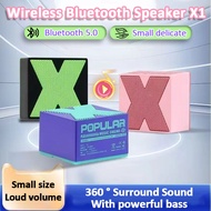Mini Basix X1 Bluetooth Speaker Strong Bass, Compact Design, 360 ° Stereo, Wireless Bluetooth Speake