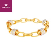 HABIB 916 Yellow and White Gold Bracelet BR37971222(C)