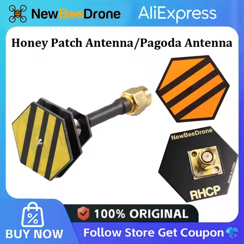 NewBeeDrone Honey Patch Antenna 5.8Ghz - LHCP RHCP Linea/Pagoda Antenna LHCP RHCP