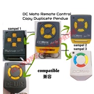 Dcmoto Autogate Door Remote Controller Compatible Various Type Of Dcmoto Remote With Bateri (price Per Unit)