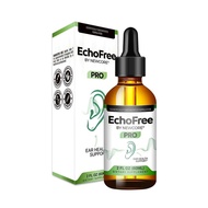 NEWCORE EchoFree PRO 2oz Liquid Formula for Ear Wellness with Chromium Picolinate Ginkgo Biloba & GA