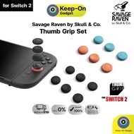 Savage Raven Silicone Joystick by Skull & Co. Thumb Grip Set for Nintendo SWITCH 2