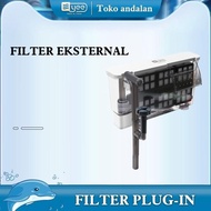 Yee 3 in 1 Filter Aquarium Kecil Hang on Air Terjun Pompa Air Eksternal Filter Gantung Daya Pompa Ud