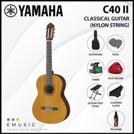 Yamaha C40II Nylon String Classical Guitar Value Package (C40 II)