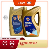 GULF Superfleet ULE 5W-30 (7L) - Fully Synthetic Premium Diesel Engine Oil (5W30) (Superfleet Profes