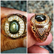 batu cincin black safir star safir hitam star