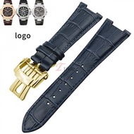 25x13mm Patek Philippe Nautilus Leather Strap - Genuine Notch Design for 5711 5712 5980 PP Watch Ban