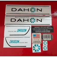 Dahon Dragon Bicycle Stickers