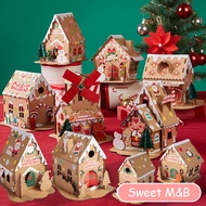 DIY Creative Crafts Kids Cardboards,DIY Christmas Crafts,Christmas Gift for Boys and Girls,Handmade Wooden House