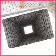 Illusion Rug 31.5 X 19.7 Inch Non-Slip Fun Decoration 3D Hole Carpet for Halloween Thanksgiving Home