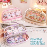 COMPU Pencil  Portable Large Capacity Student Pencil Box