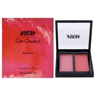Nykaa Cosmetics Get Cheeky Blush Duo Palette - Highlighter Makeup - Long-Wearing Formula with Silky 