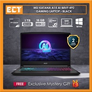 MSI Katana A15 AI B8VF-492 Gaming Laptop (R9 8945HS 5.20GHz,16GB D5,1TB SSD,RTX 4060 8GB,15.6" QHD 1