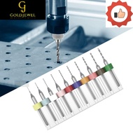 [MDJ]  Mini CNC Drilling Bit Punch Tool PCB Twist Drill Wood CNC Drill Engraving Bit Corn Engraving 