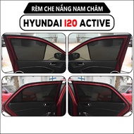 Magnetic curtain type 1 for Hyundai I20, Set of 4 standard car form panels, Anti-UV -