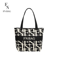 FN Cozy Tote Bag กระเป๋าทอลาย Knitting กระเป๋าถือ กระเป๋าสะพาย 1310-21012
