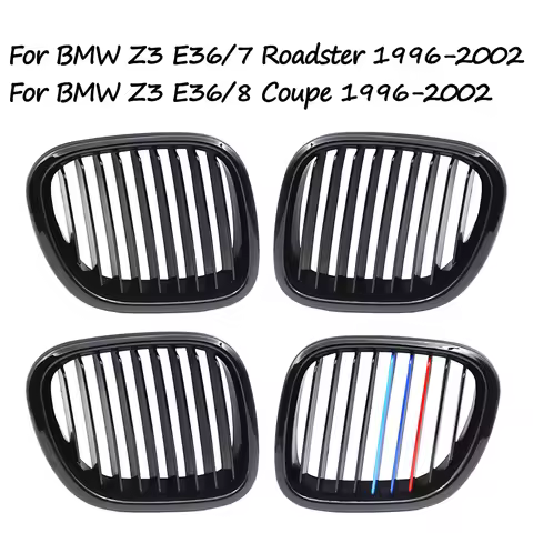 For BMW Z3 E36/7 E36/8 Roadster Coupe 1996 1997 1998 1999 2000 2001 2002 Front Hood Bumper Kidney Gr